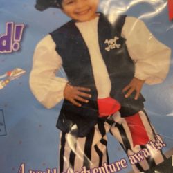 Let’s Pretend Pirate Set Sized To Fit Children 3-8 Years Old 