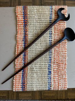 Mid Century Danish salad tongs