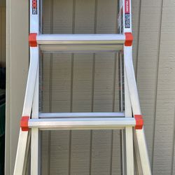 Little Giant Ladders, Velocity with Wheels, M26, 26 Ft, Multi-Position Ladder, Aluminum, Type 1A, 300 lbs Weight Rating 
