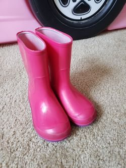 Pink Rain Boots