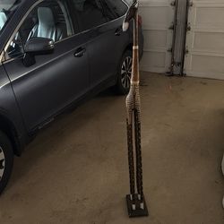 Home decor - wooden giraffe