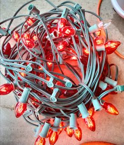 vintage C9 Christmas String Lights