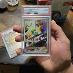 2024 POKEMON SCR EN BULBASAUR ILLUSTRATION RARE GEM MT 10