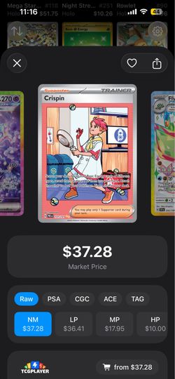 Pokemon cards raw