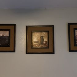 Framed Set Of Matching Paintings