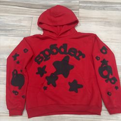 Red Star Sp5der Hoodie Size Medium Brand New 