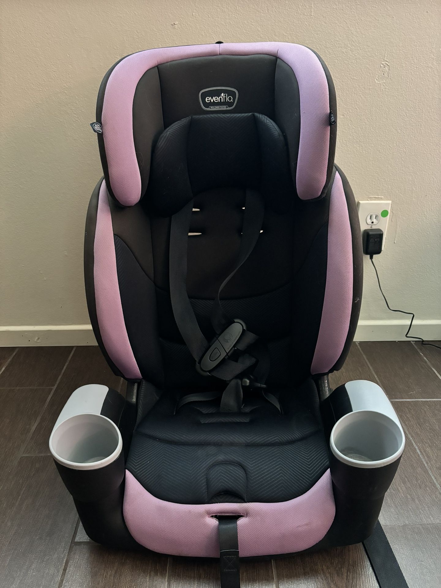 Pink Lavender Car Seat Cybex Pallas 2-Fix Car Seat With Impact
