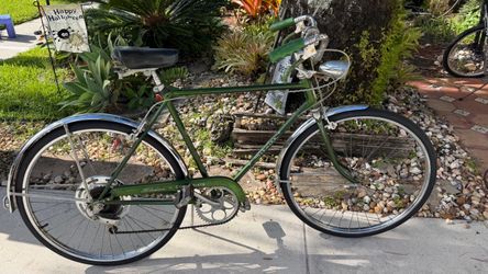 1971 Schwinn Collegiate original bike 26 inch 5 speed vintage cruiser bicycle antique