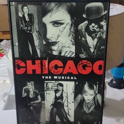 Chicago The Musical Signed Poster