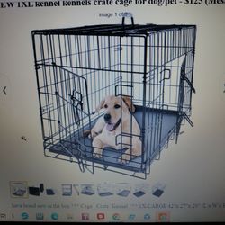 New 1XL Kennel, Crate, Cage For Dog / Pet