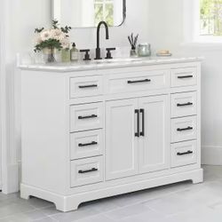 48in Single Sink Freestanding Bath Vanity