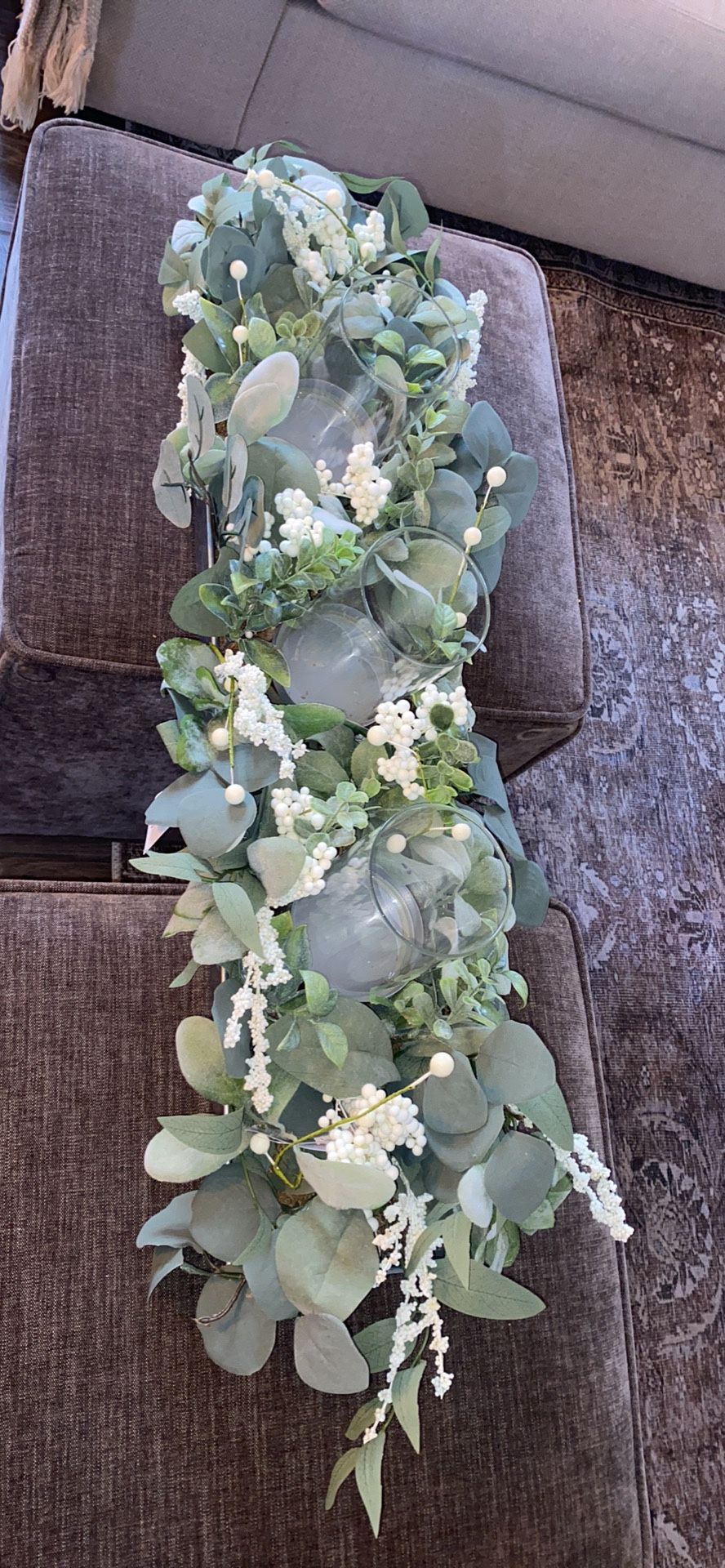 Eucalyptus Centerpiece Decor