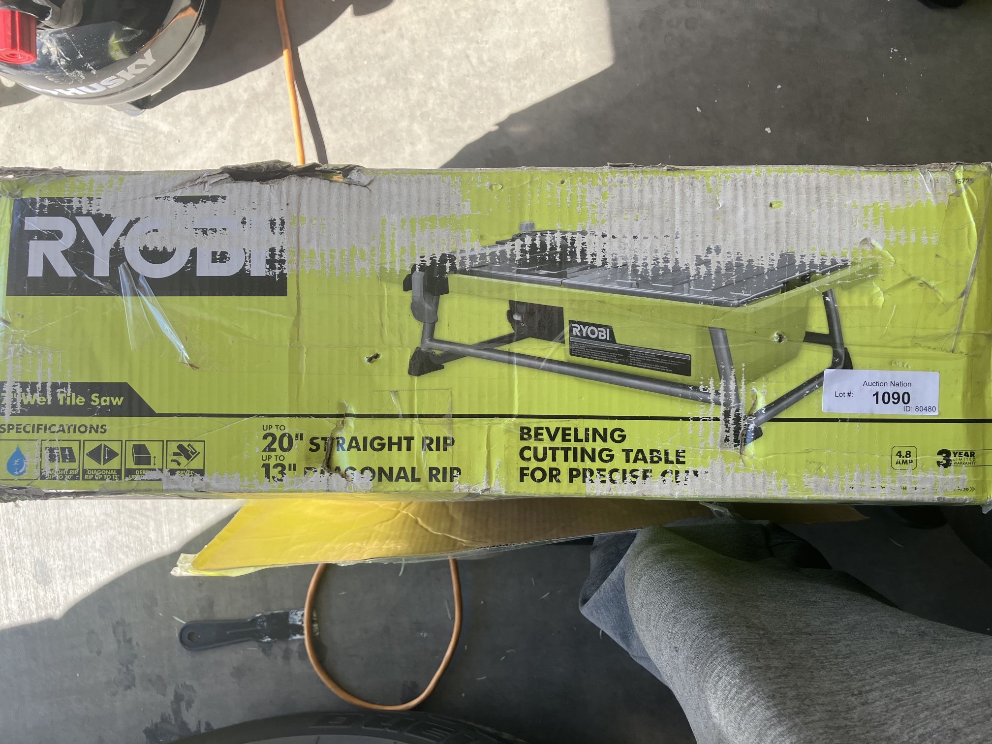 Ryobi  7inch Wet Tile Saw