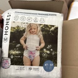 228 Honest Brand Training Diapers For Girls 