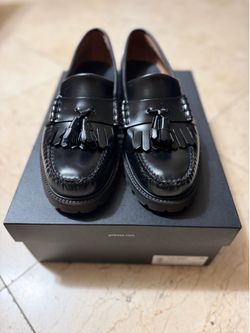 G.H. Bass Black Lug Weejuns Penny Loafers