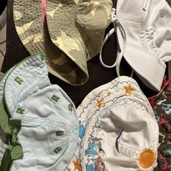 infants sun hats, each one $5