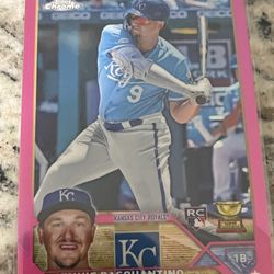 Vinnie Pasquantino Pink Rookie Card 2023 Topps Card #119