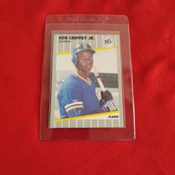 Vintage Old 1989 Ken Griffey Jr. Rookie Baseball Card Fleer #548