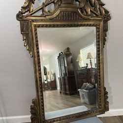 FRATELLI PAOLETTI FIRENZE ITALY GILT WOOD MIRROR