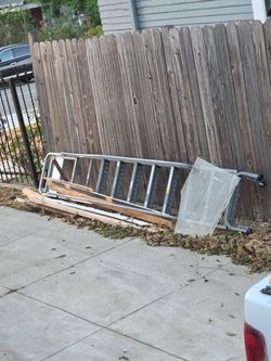Cotterman steel track ladder
