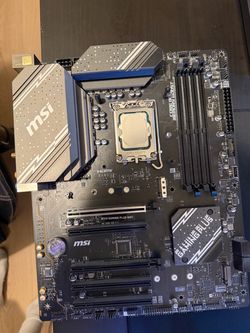 INTEL CORE I712700K CPU W/ MSI B760 GAMING PLUS WIFI MOBO