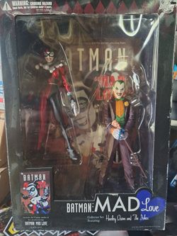 Batman: Mad Love Set (DC Direct, The Joker/ Harley Quinn, BTAS, Animated Series)