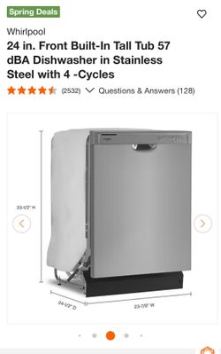 Whirlpool dishwasher