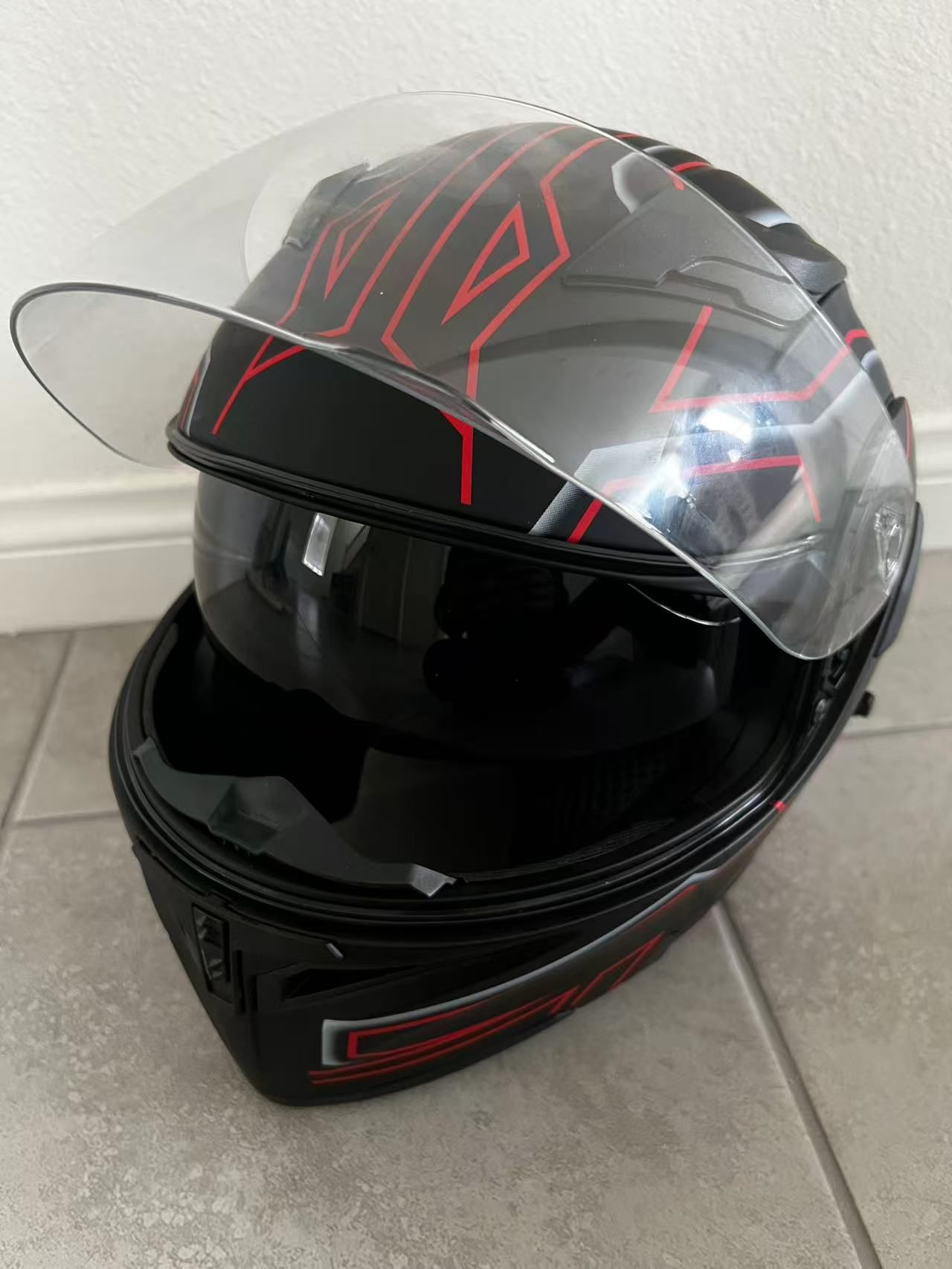 Helmet Dual Visor Tinted Visor New