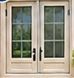 Double French Doors with Glass Panels and windows