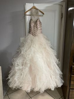 Beautiful Blush Pink Quinceñera Dress