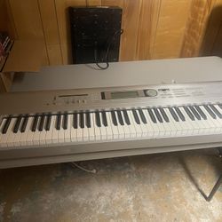 Korg Triton Weighted LE 88-Key synth with power chord. 