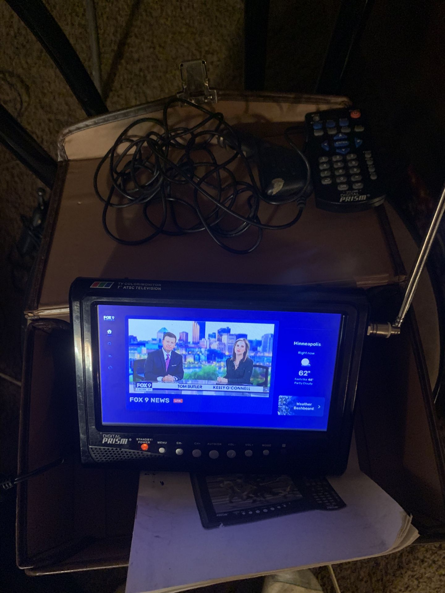 7” Digital Prism Tv
