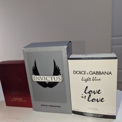 Eros Flame, Invictus, D&G Love Is love (Free)