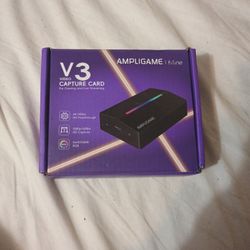 Fifine Ampligame V3 Video Capture Card 4k 3fps Hd Passthrough 1080p/60 Fps Hd Capture Switchable Rgb