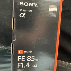 Sony FE 85mm f/1.4 GM Lens