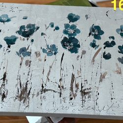 Abstract Balance IV Blue by Lisa Audit Canvas