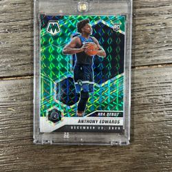 Anthony Edward’s Green Mosaic Rookie Card
