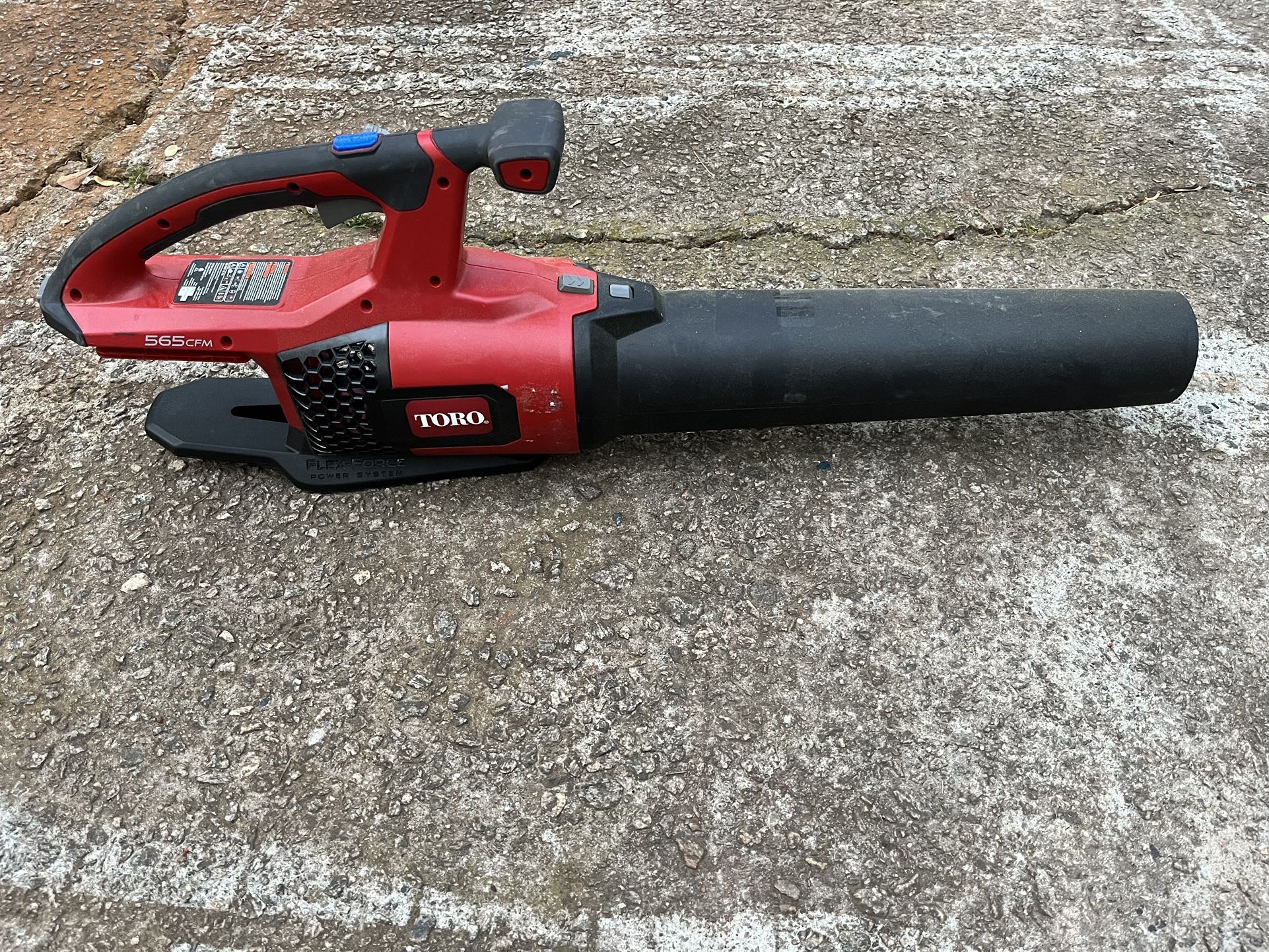 Toro 60 Volt Leaf Blower Tool Only Used 60