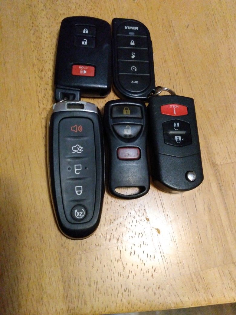 Keyless Entry Key Fob Ford Nissa Mazda Toyota Aftermarket Viper