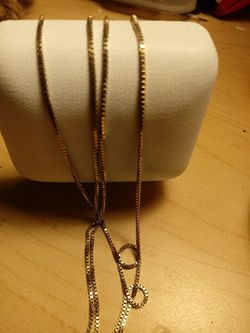 Gold plated chain $30 o.b.o. 24 inch long