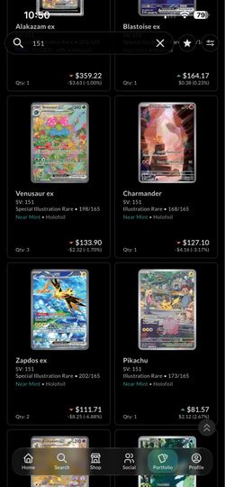 Pokémon 151 raw cards