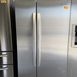 WHIRLPOOL 33” SIDE BY SIDE REFRIGERATOR 