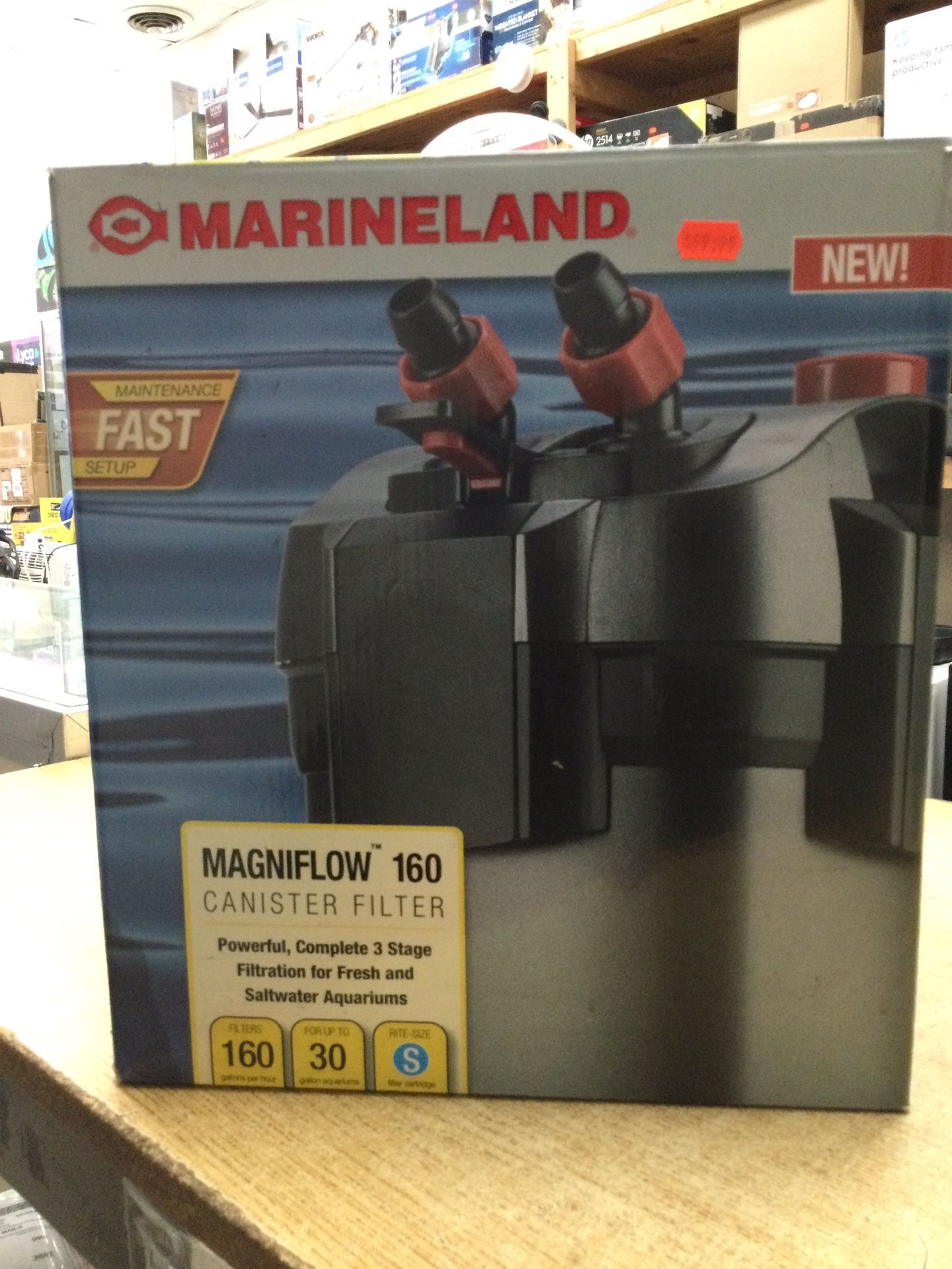 Marineland Magniflow Canister Filter for Aquariums, 160 GPH …..