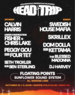 Headtrip festival 2- day ticket for 10/10 and 10/11