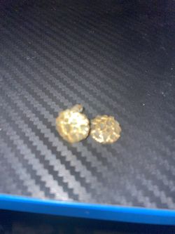 10k golden nugget earrings