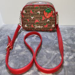 Juicy Couture Strawberry Print Crossbody Bag