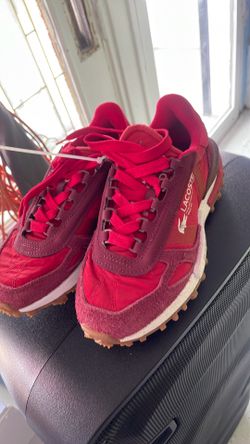 Lacoste size #6 red