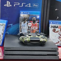PS4, Controllers And games 