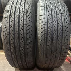 SET OF 2 USED TIRES GOOD YEAR EAGLE TOURING…235/50/21