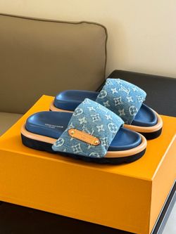 LV Men’s Slides With Box 2026 New